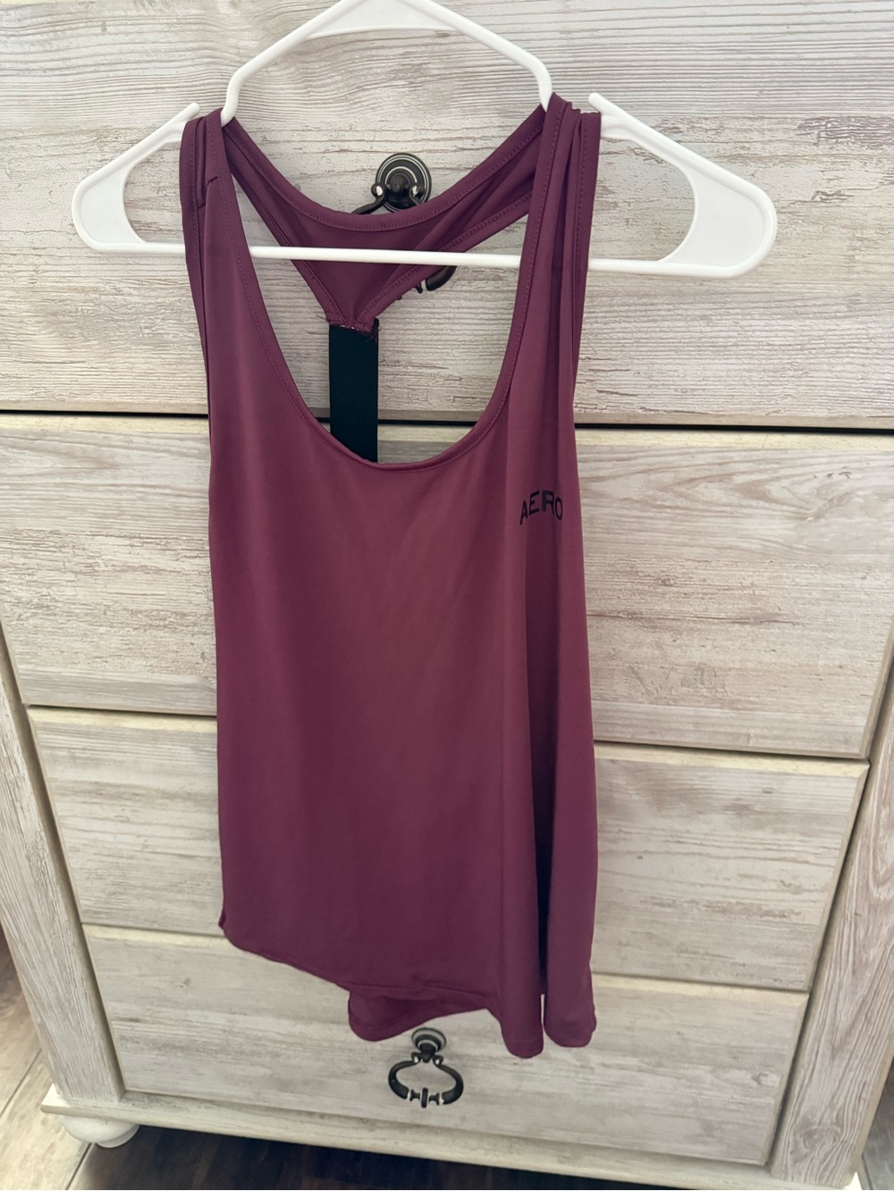 Aeropostale Plum Racerback Tank Top